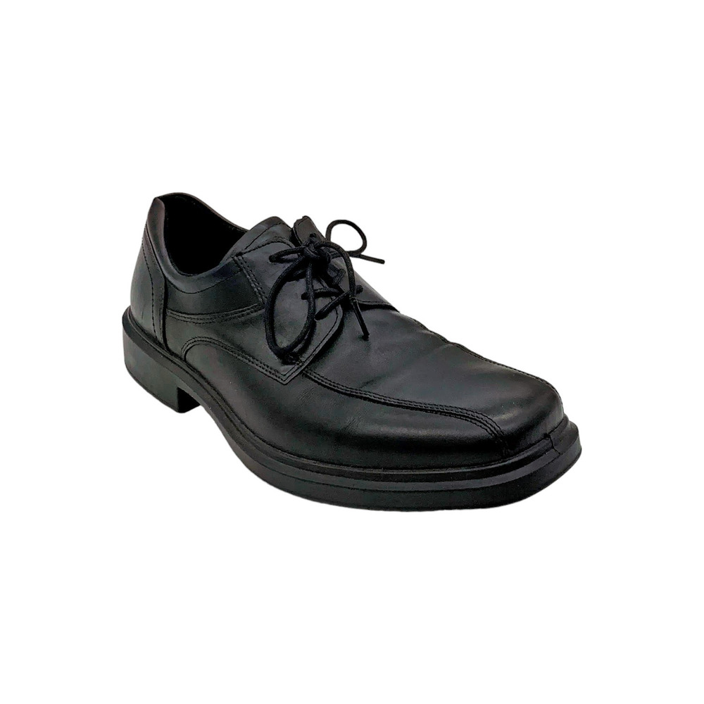 Ecco Men's Helsinki Bike Toe Tie Shoe Black - Medium